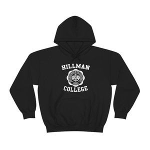 HILLMAN COLLEGE Official Crest - Fleece Pullover Hoodie size L